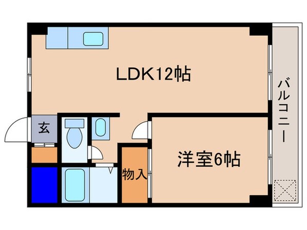 第１６洛西ハイツ瀬田の物件間取画像